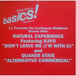 Natural Experience / Kayo (2) / Quaker State Going Back To Basics! Volume 1 USED VINYL 12INCH 45 RPM