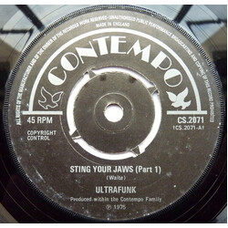 Ultrafunk Sting Your Jaws (Part 1 & 2) USED VINYL 7INCH 45 RPM