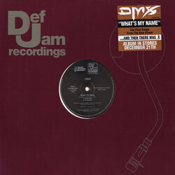 DMX What's My Name USED VINYL 12INCH 33 S RPM SINGLE PROMO STEREO