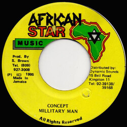 Military Man Concept USED VINYL 7INCH 45 RPM SINGLE