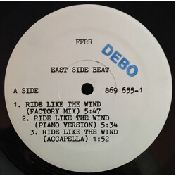East Side Beat Ride Like The Wind USED VINYL 12INCH 33 S RPM PROMO TEST PRESSING