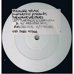 The Night Writers Let The Music Use You USED VINYL 12INCH 45 RPM WHITE LABEL