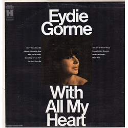 Eydie Gormé With All My Heart Vinyl LP USED