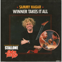 Sammy Hagar Winner Takes It All USED VINYL 7INCH SINGLE 45 RPM