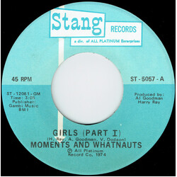 The Moments / The Whatnauts Girls USED VINYL 7INCH 45 RPM