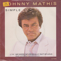 Johnny Mathis Simple USED VINYL 7INCH 45 RPM STEREO SINGLE
