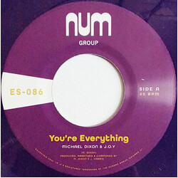 Michael Dixon & J.O.Y. You're Everything USED VINYL 7INCH 45 RPM REISSUE