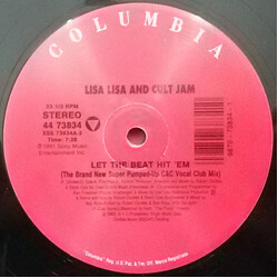 Lisa Lisa & Cult Jam Let The Beat Hit 'Em USED VINYL 12INCH 33 S RPM