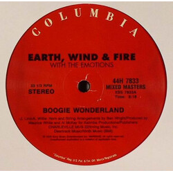 Earth, Wind & Fire Boogie Wonderland / Serpentine Fire USED VINYL 12INCH 33 S RPM