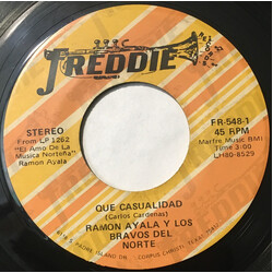 Los Bravos del Norte de Ramón Ayala Que Casualidad / A Ver Te Vengo USED VINYL 7INCH 45 RPM SINGLE STEREO