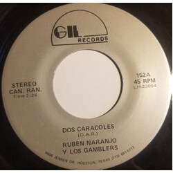 Ruben Naranjo Y Los Gamblers Dos Caracoles USED VINYL 7INCH 45 RPM
