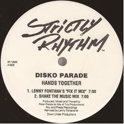 Disko Parade Hands Together USED VINYL 12INCH 33 S RPM PROMO