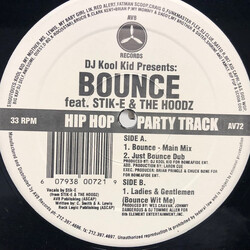 DJ Kool Kid / Stik-E & The Hoodz Bounce USED VINYL 12INCH 33 S RPM