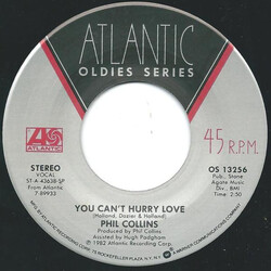 Phil Collins You Can't Hurry Love / I Don't Care Anymore USED VINYL 7INCH 45 RPM REISSUE