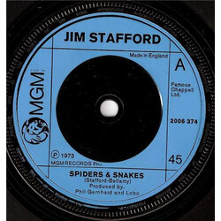 Jim Stafford Spiders & Snakes VINYL 7" USED