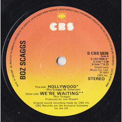 Boz Scaggs Hollywood USED VINYL 7INCH 45 RPM SINGLE