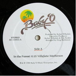 Baby'O In The Forest USED VINYL 12INCH 33 S RPM LIMITED EDITION STEREO