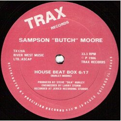 Sampson "Butch" Moore House Beat Box USED VINYL 12INCH 33 S RPM