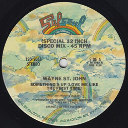 Wayne St. John Something's Up (Love Me Like The First Time) USED VINYL 12INCH 45 RPM SINGLE STEREO