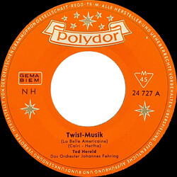 Ted Herold Twist-Musik Vinyl 7" USED