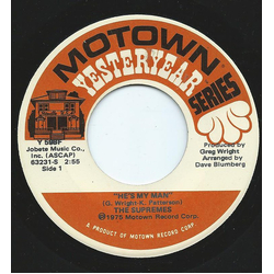 The Supremes He's My Man / Where Do I Go From Here Vinyl 7" USED