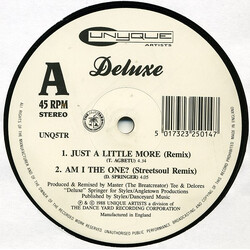 Deluxe (2) Just A Little More (Remix) USED VINYL 12INCH 45 RPM