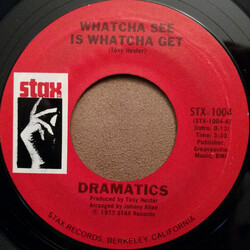 The Dramatics Whatcha See Is Whatcha Get / Get Up And Get Down USED VINYL 7INCH 45 RPM SINGLE REISSUE STYRENE