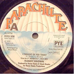 Randy Brown (2) I Thought Of You Today / Use It USED VINYL 7INCH 45 RPM