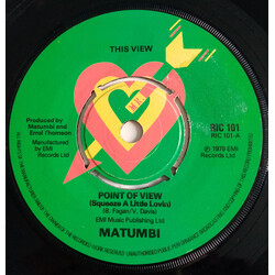 Matumbi Point Of View (Squeeze A Little Lovin) USED VINYL 7INCH 45 RPM SINGLE MISPRESS