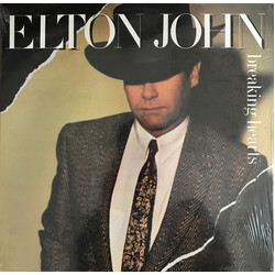 Elton John Breaking Hearts Vinyl LP USED