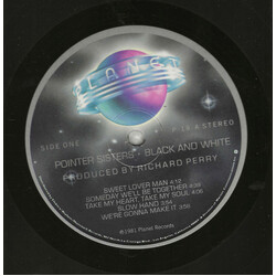 Pointer Sisters Black & White Vinyl LP USED