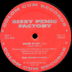 Sissy Penis Factory Fuck It Up USED VINYL 12INCH 33 S RPM