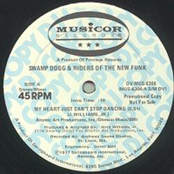 Swamp Dogg / Riders Of The New Funk My Heart Just Can't Stop Dancing USED VINYL 12INCH 45 RPM PROMO