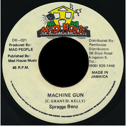 Spragga Benz Machine Gun USED VINYL 7INCH 45 RPM