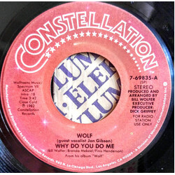 Bill Wolfer Why Do You Do Me USED VINYL 7INCH 45 RPM SINGLE PROMO STEREO MONO