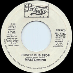 Mastermind (4) Hustle Bus Stop / Runnin' Away From Love USED VINYL 7INCH 45 RPM STEREO