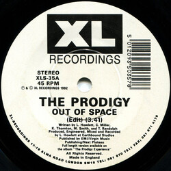 The Prodigy Out Of Space USED VINYL 7INCH 45 RPM SINGLE