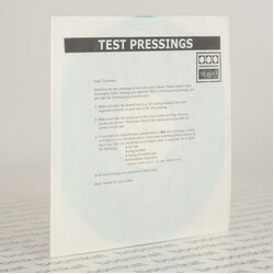 Demdike Stare Testpressing #004 USED VINYL 12INCH WHITE LABEL LIMITED EDITION