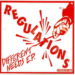 Regulations Different Needs E.P. USED VINYL 7INCH 45 RPM REPRESS