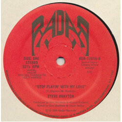 Steve Drayton Stop Playin' With My Love USED VINYL 12INCH 33 S RPM