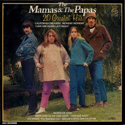 The Mamas & The Papas 20 Greatest Hits Vinyl LP USED