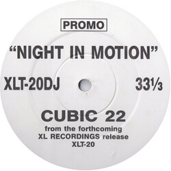 Cubic 22 Night In Motion USED VINYL 12INCH 33 S RPM PROMO