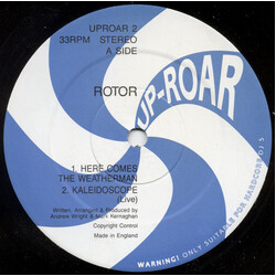 Rotor Here Comes The Weatherman USED VINYL 12INCH 33 S RPM STEREO
