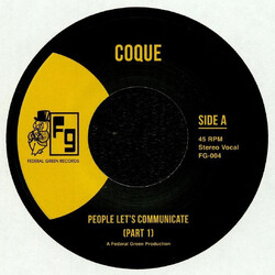 Coque People Let's Communicate USED VINYL 7INCH 45 RPM LIMITED EDITION REISSUE