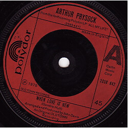Arthur Prysock When Love Is New USED VINYL 7INCH 45 RPM SINGLE