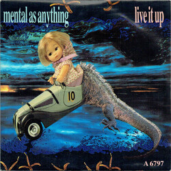 Mental As Anything Live It Up USED VINYL 7INCH 45 RPM SINGLE