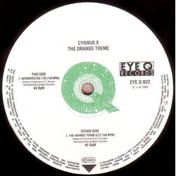 Cygnus X The Orange Theme USED VINYL 12INCH 45 RPM