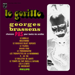 Georges Brassens Le Gorille - Chansons Pas Pour Toutes Les Oreilles Vinyl LP USED