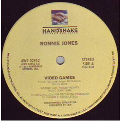 Ronnie Jones Video Games USED VINYL 12INCH