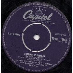 Frank Sinatra / Keely Smith How Are Ya' Fixed For Love? / Nothing In Common Vinyl 7" USED